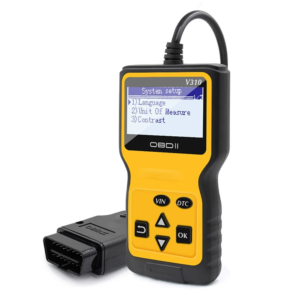 V310 OBD2 Scanner Diagnostic Tool Code Reader OBDII EOBD Read / Clear Fault Scan Tool - 1