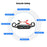 KONNWEI BK200 Multi-Function Bluetooth-compatible Battery Tester for Car Truck Motorcycle SUV Boat Yacht 6V 12V 24V Battery Tester - Black - 6