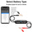 KONNWEI BK200 Multi-Function Bluetooth-compatible Battery Tester for Car Truck Motorcycle SUV Boat Yacht 6V 12V 24V Battery Tester - Black - 7