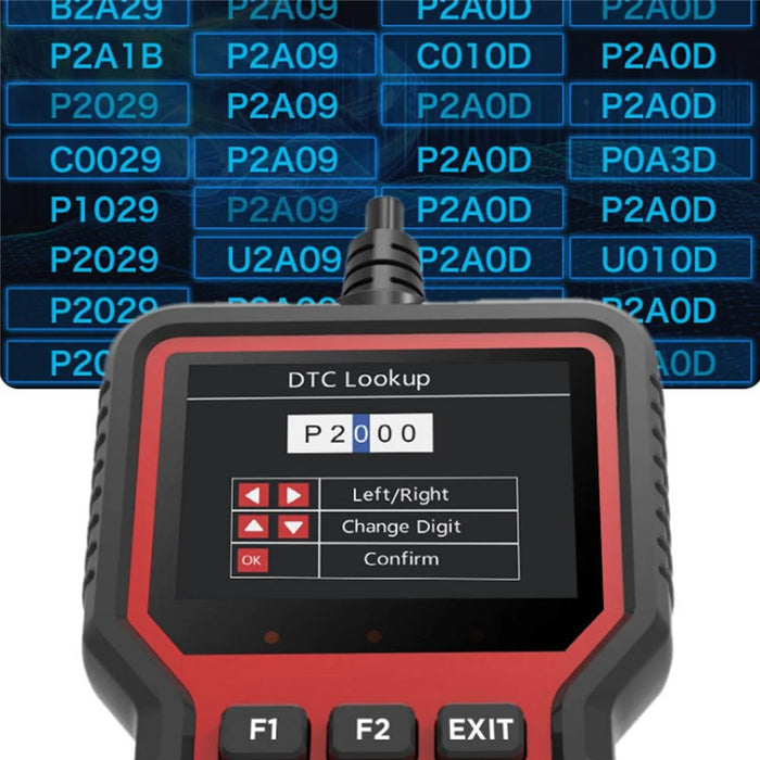 V519 2.8-inch Car Fault Diagnostic Instrument Engine Fault Reading Data Diagnostic Detector Tool - 4