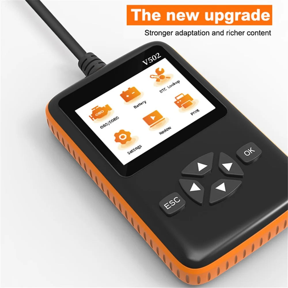V502 9V-36V Car Fault Code Reader ELM327 OBD2 Automobile Vehicle Engine Diagnostic Tool - 3