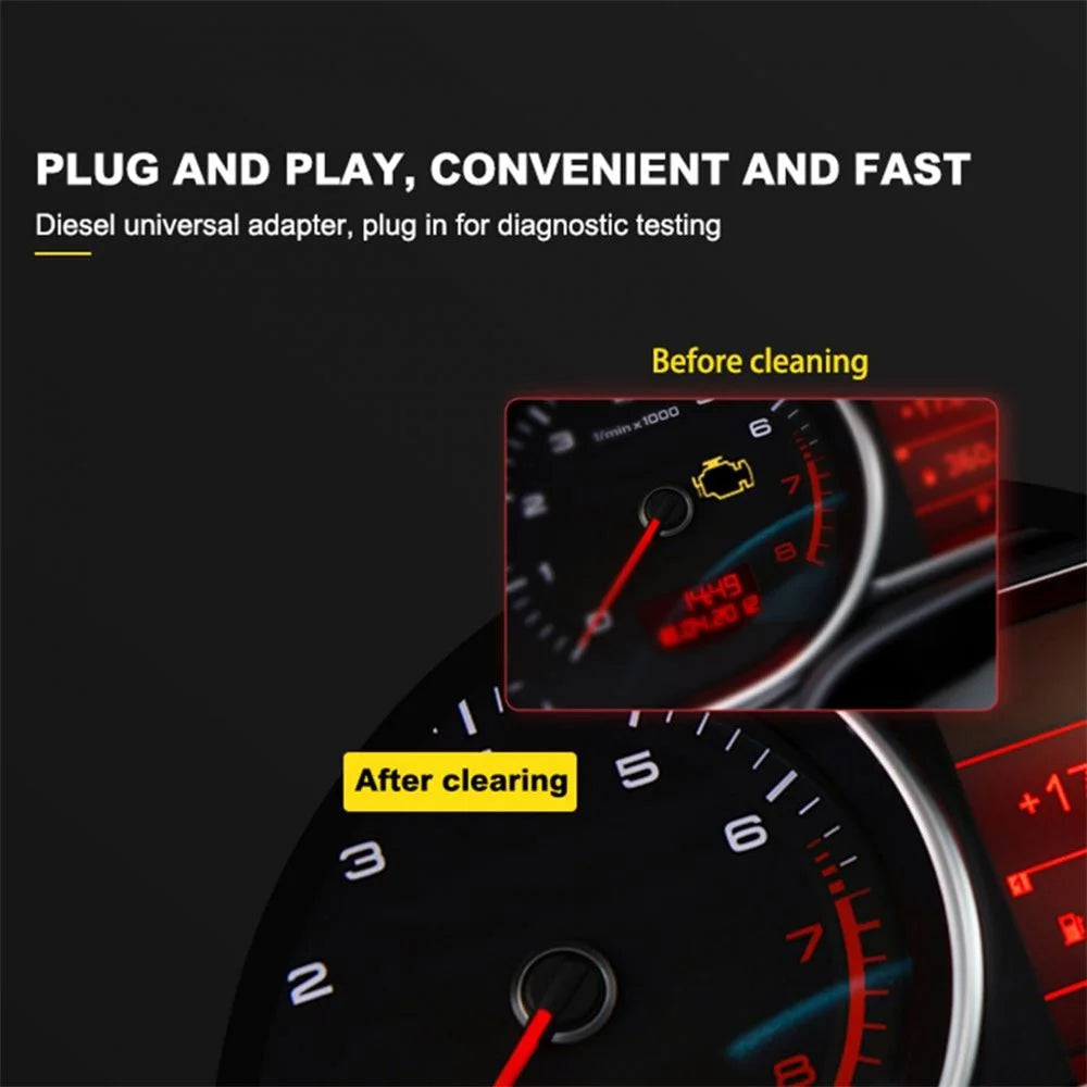 V500 Car Vehicle ELM327 OBD2 Engine Fault Code Reader Diesel Oil Diagnostic Tool Scanner Analyzer - 5