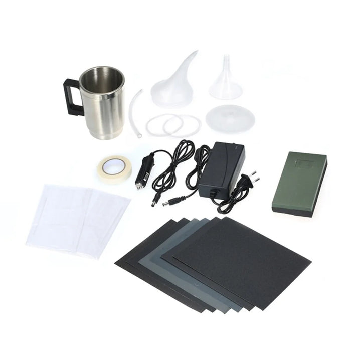 Car Headlight Restoration Kit Auto Headlight Lens Glass Polish Restore Set Atomizing Cup Head Light Renovation Tools (EU Plug) - 7