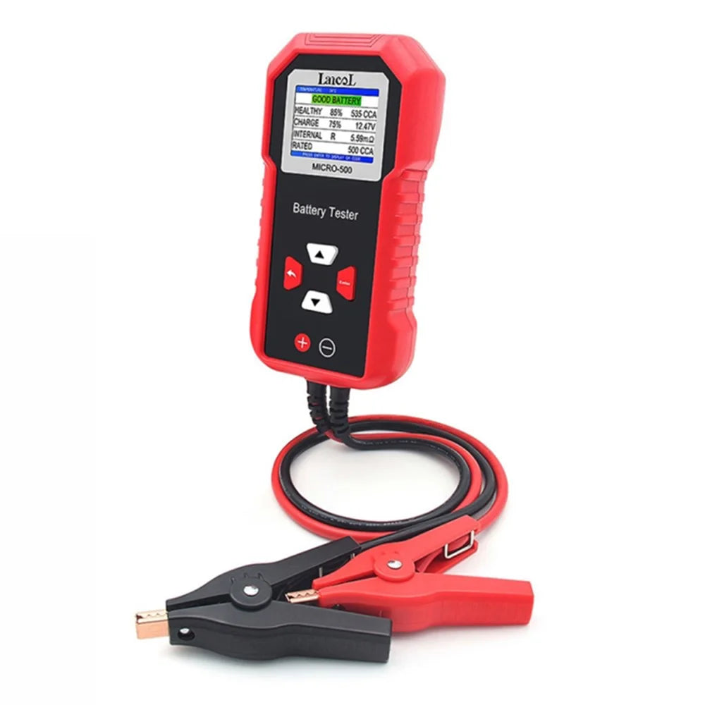 LANCOL Micro 500 Car Battery Tester 12V Lithium Battery Test Digital Lead Acid Battery Analyzer - 1