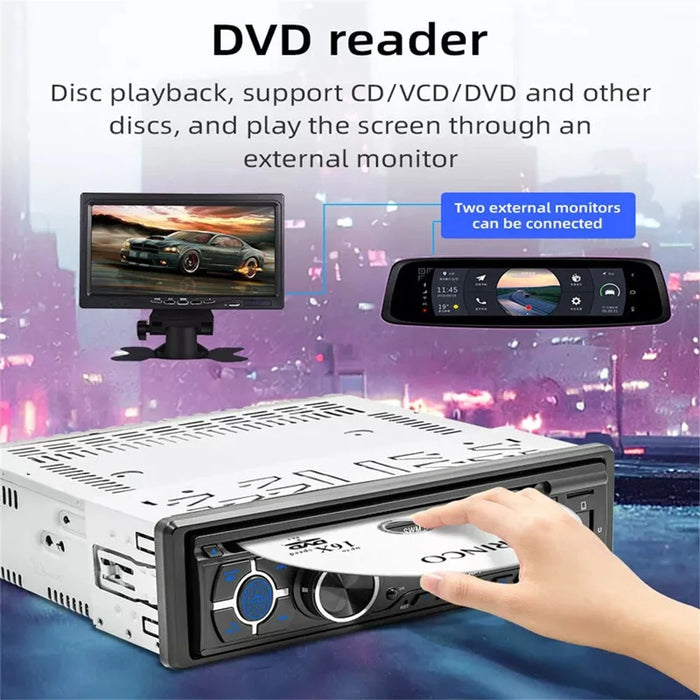SWM-5015 Single Din Car MP3 Player Bluetooth-compatible Multimedia FM Radio CD VCD DVD Player - 3