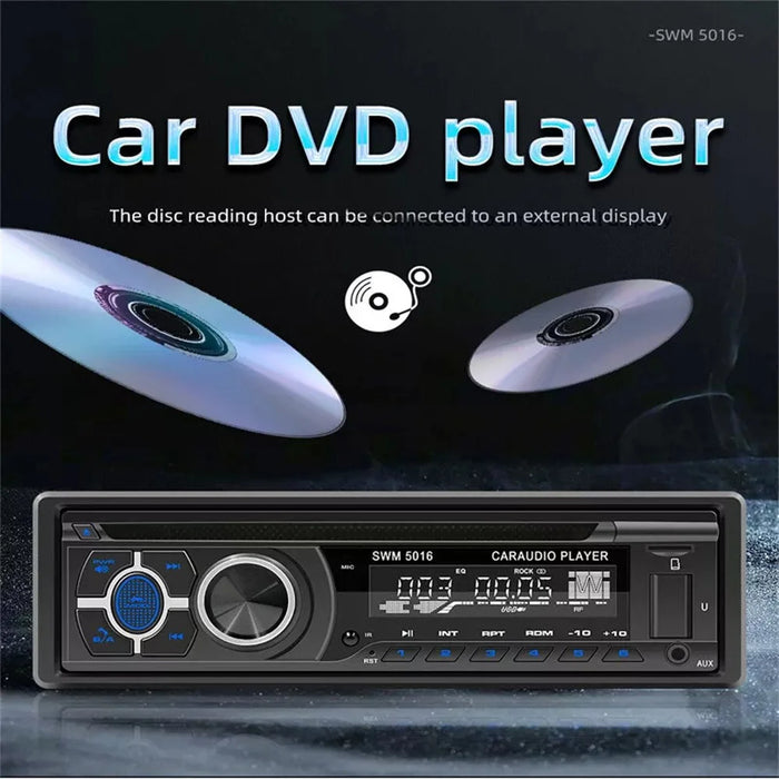 SWM-5015 Single Din Car MP3 Player Bluetooth-compatible Multimedia FM Radio CD VCD DVD Player - 4