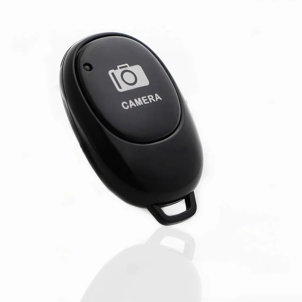 Bluetooth-compatible Wireless Remote Shutter Camera Phone Shutter Self-timer Remote Control for IOS Android - Black - 2