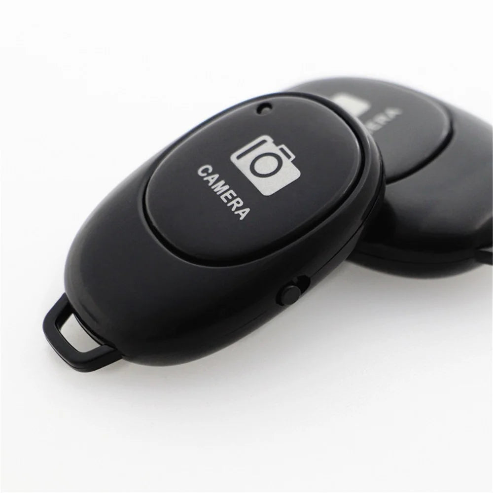 Bluetooth-compatible Wireless Remote Shutter Camera Phone Shutter Self-timer Remote Control for IOS Android - Black - 4