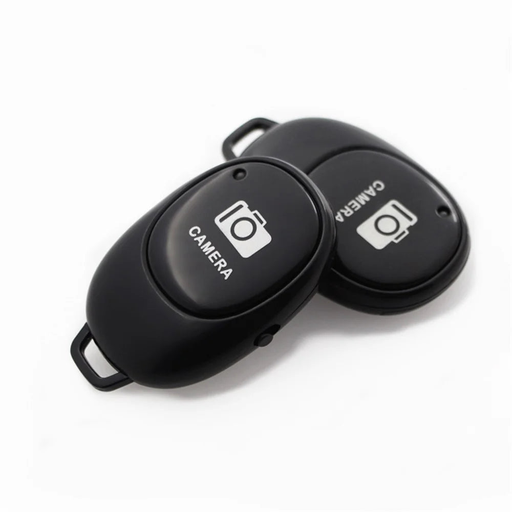 Bluetooth-compatible Wireless Remote Shutter Camera Phone Shutter Self-timer Remote Control for IOS Android - Black - 5