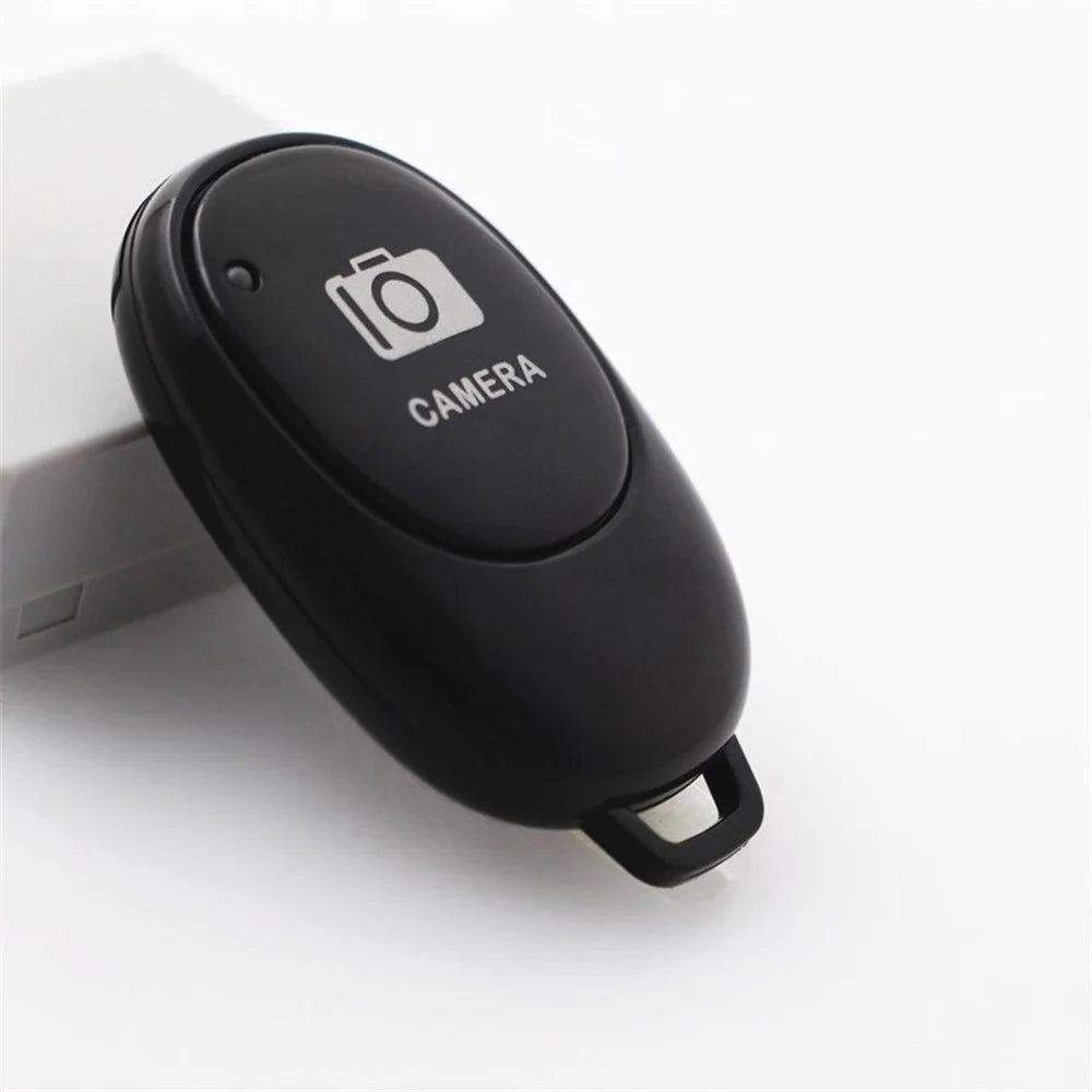 Bluetooth-compatible Wireless Remote Shutter Camera Phone Shutter Self-timer Remote Control for IOS Android - Black - 7