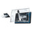 For Tesla Model 3 (2017-2023) / Model Y (2020-2025) Tempered Glass Film Car Display Navigation + Rearview Mirror Screen Protector - Transparent - 1