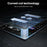 For Tesla Model 3 (2017-2023) / Model Y (2020-2025) Tempered Glass Film Car Display Navigation + Rearview Mirror Screen Protector - Transparent - 5
