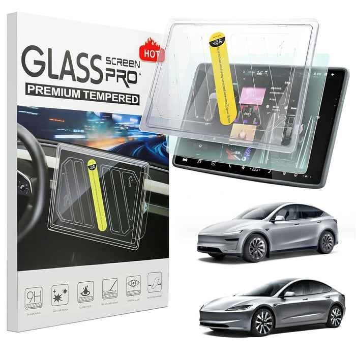 For Tesla Model 3 Highland Navigation Screen Protector HD Clear Anti-Fingerprint Tempered Glass Film - 1