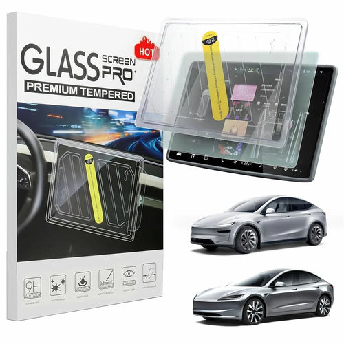 For Tesla Model 3 Highland Navigation Screen Protector Matte Anti Fingerprint Tempered Glass Touch Screen Film - 1