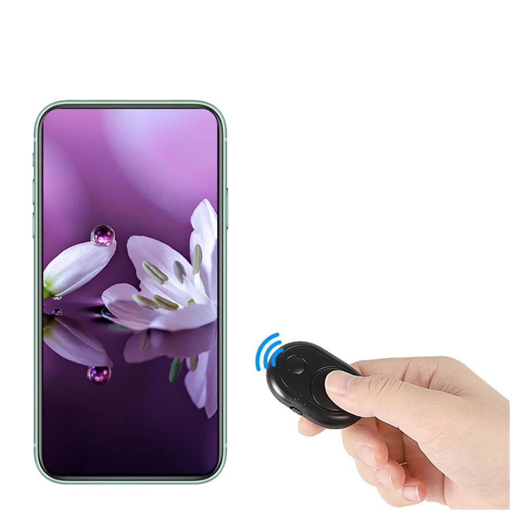 Multi-functional Bluetooth-compatible Remote Control Self Timer Camera Shutter for iOS and Android Mobile Phones - 4