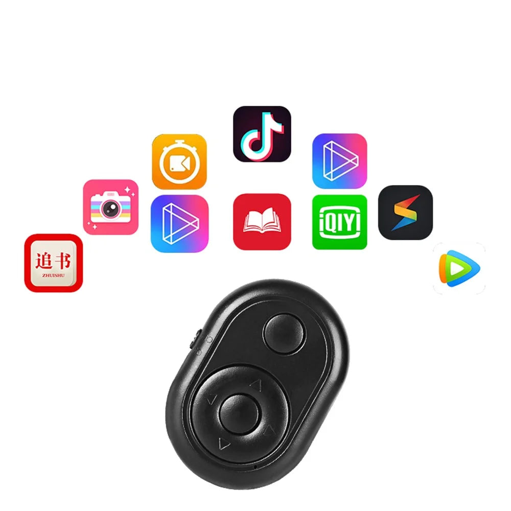 Multi-functional Bluetooth-compatible Remote Control Self Timer Camera Shutter for iOS and Android Mobile Phones - 5