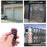 AK-K200427 433MHZ Wireless Copy Remote Control 4 Keys Cloning Garage Door Duplicator with Keychain - 4