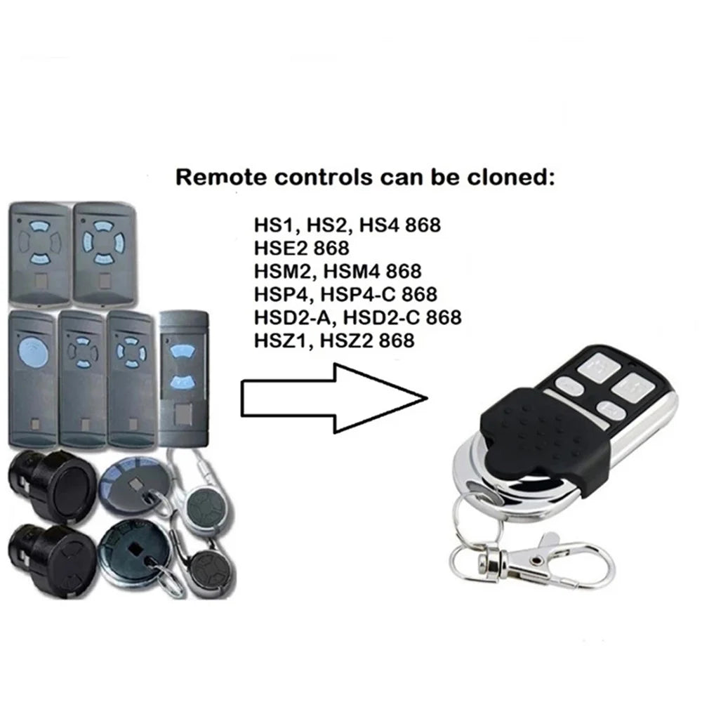 868.3MHz Garage Door Command Duplicator HSM2 HSM4 868 Digital D302 382 BHS110 Remote Control - 3