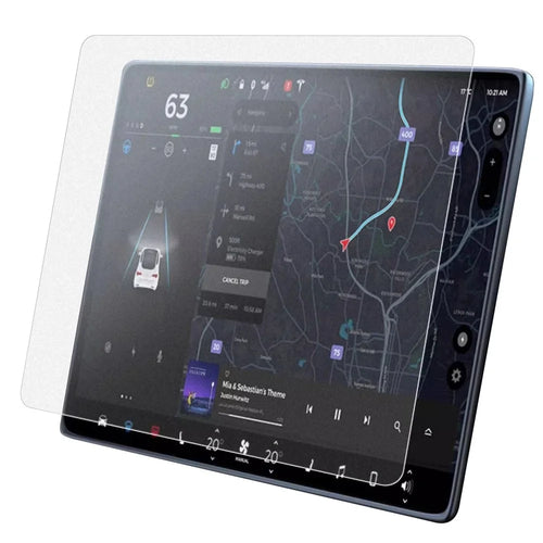For Tesla Model 3 / Y Matte Car Display Navigation Screen Tempered Glass Protector Film - 1