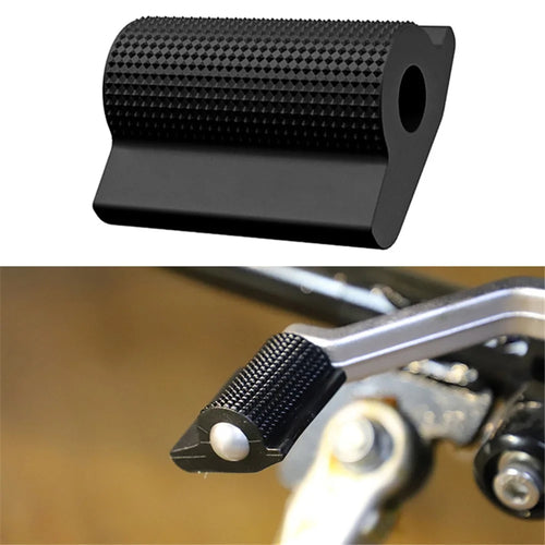 Universal Motorcycle Shift Gear Lever Pedal Rubber Cover Anti-skid Shoe Protector Foot Peg Toe Gel Motorcycle Accessories - Black - 1