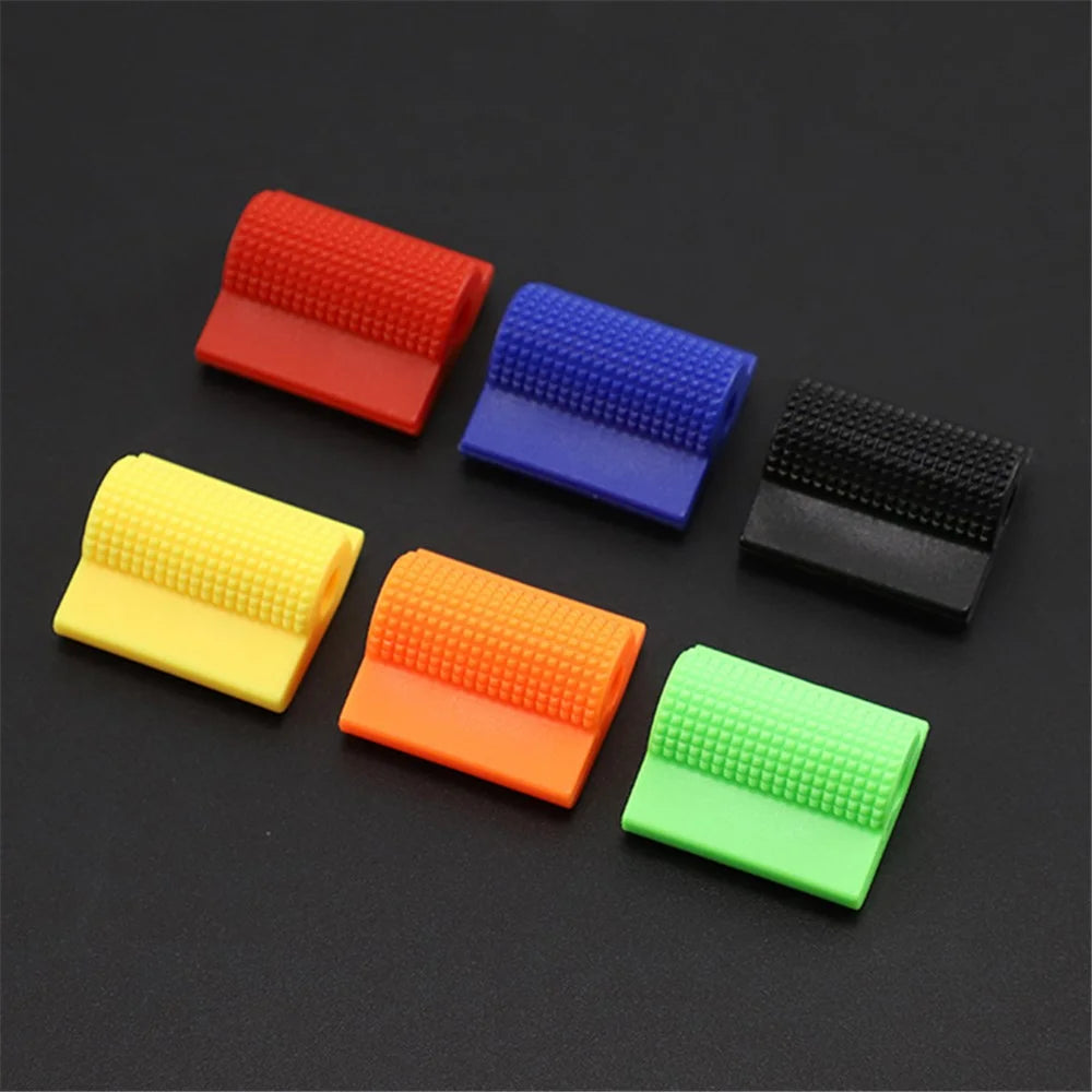 Universal Motorcycle Shift Gear Lever Pedal Rubber Cover Anti-skid Shoe Protector Foot Peg Toe Gel Motorcycle Accessories - Black - 6