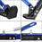 Motorcycle Aluminum Alloy CNC Side Foot Stand Parking Support Adjustable Kickstand - Titanium Grey - 3
