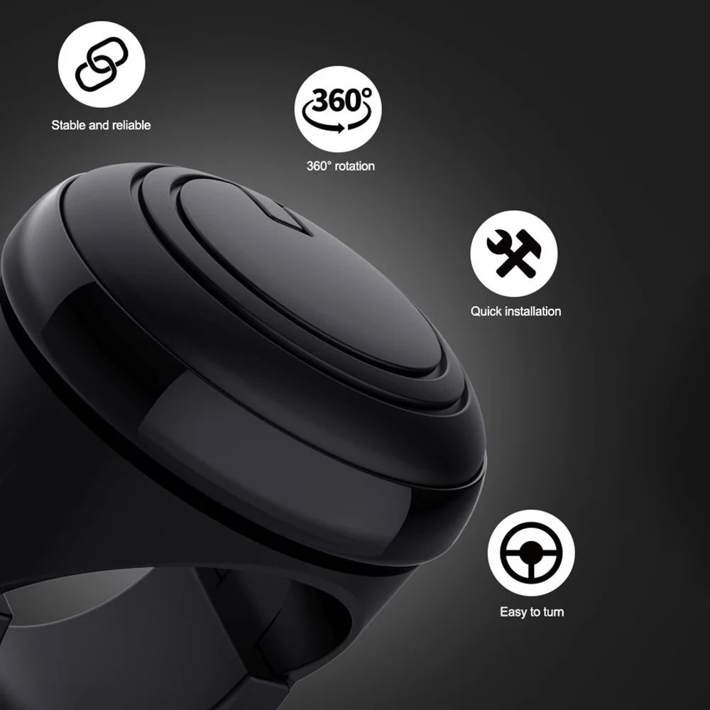 3R 3R2251 Universal Car Steering Wheel Spinner Knob Auxiliary Booster Aid Control Handle Knob Ball - 4