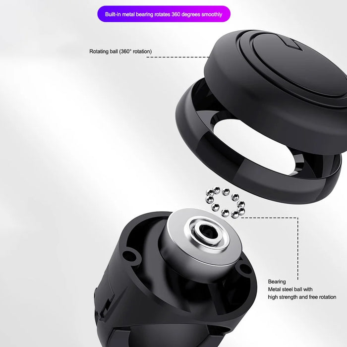 3R 3R2251 Universal Car Steering Wheel Spinner Knob Auxiliary Booster Aid Control Handle Knob Ball - 5