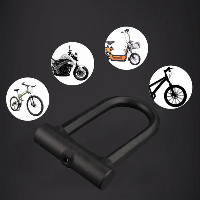 PL-G1L Bike U Lock IP65 Waterproof Bicycle Lock with Security Steel Cable / Mounting Bracket / Keys for Bicycle Motorcycle - 5