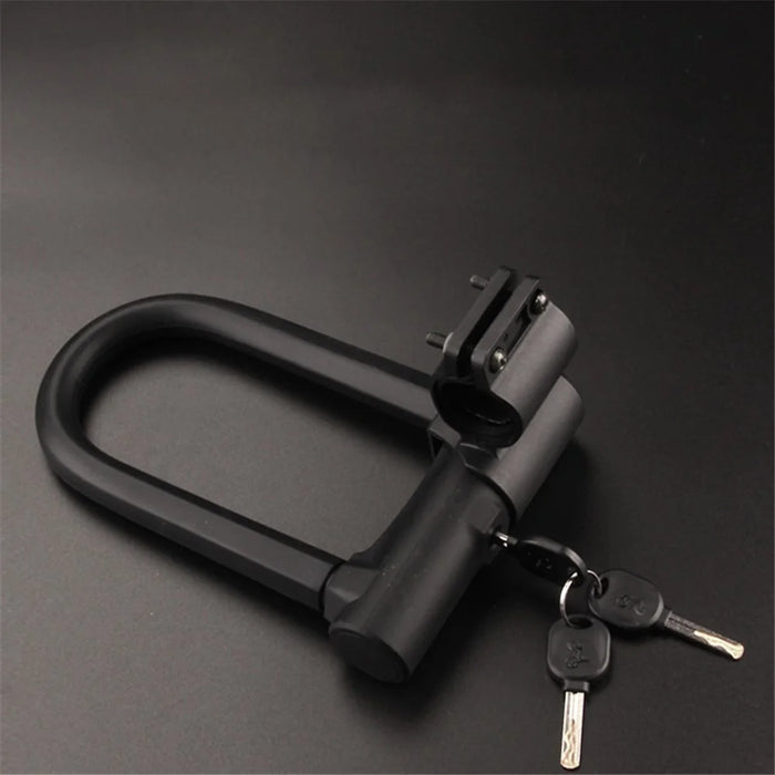 PL-G1L Bike U Lock IP65 Waterproof Bicycle Lock with Security Steel Cable / Mounting Bracket / Keys for Bicycle Motorcycle - 6