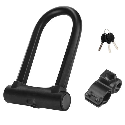 PL-G1L IP65 Waterproof Bike U Lock Anti-theft Bicycle Lock with Mounting Bracket / Keys for Bicycle Motorcycle - 1