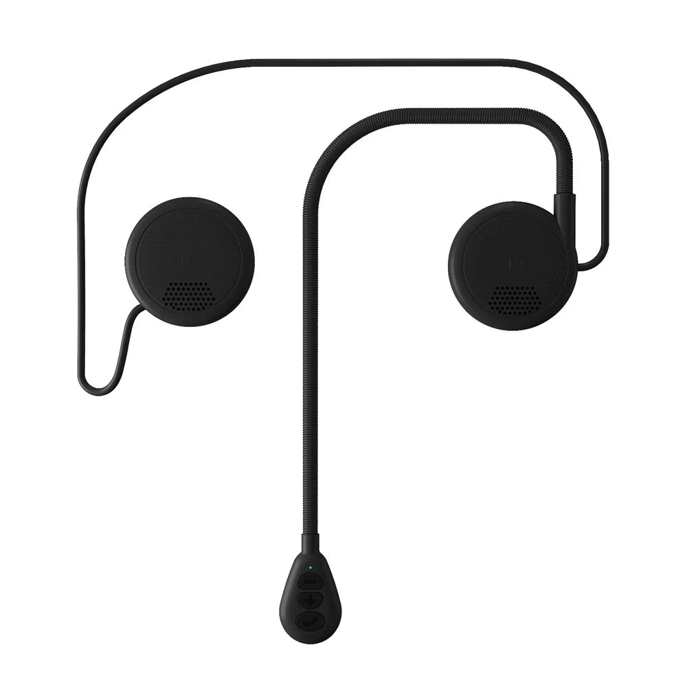MH03 Motorcycle Helmet Bluetooth-compatible Headset Motorbike Headphone for Music GPS - 1