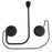 MH03 Motorcycle Helmet Bluetooth-compatible Headset Motorbike Headphone for Music GPS - 2