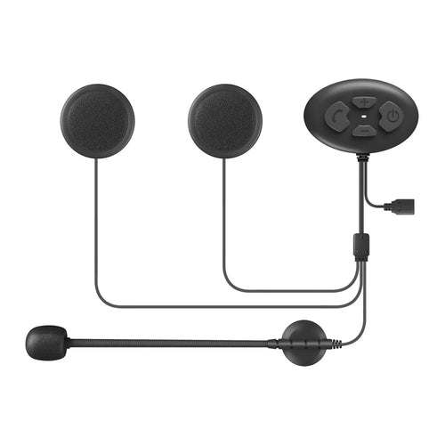 Wireless Bluetooth-compatible Helmet Intercom Headset Call + Music + FM Waterproof Headphone - 1