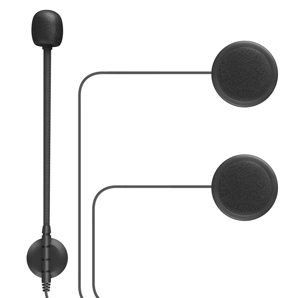 Wireless Bluetooth-compatible Helmet Intercom Headset Call + Music + FM Waterproof Headphone - 3