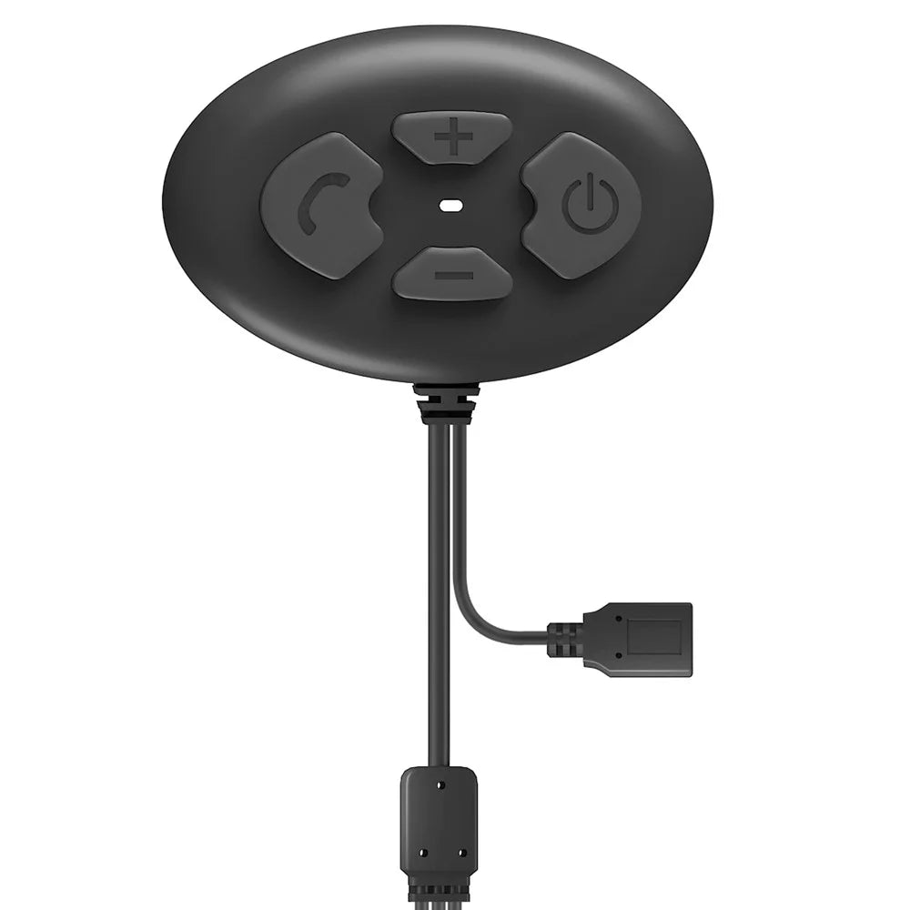 Wireless Bluetooth-compatible Helmet Intercom Headset Call + Music + FM Waterproof Headphone - 4