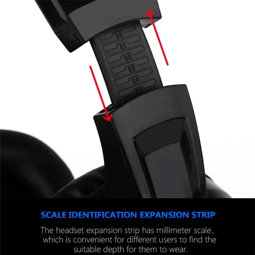 SALAR KX101 Wired Headphones Heavy Bass Gaming Earphones with Microphone Professional Computer Gamer Headset - Pink - 5