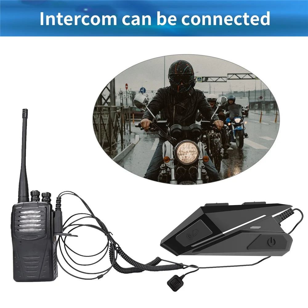 YZ06 Multi-function Bluetooth-compatible Helmet Headset Dust-proof Water-Resistant Wireless Headphone with Stereo Sound/FM Radio for Riding Cycling - 7