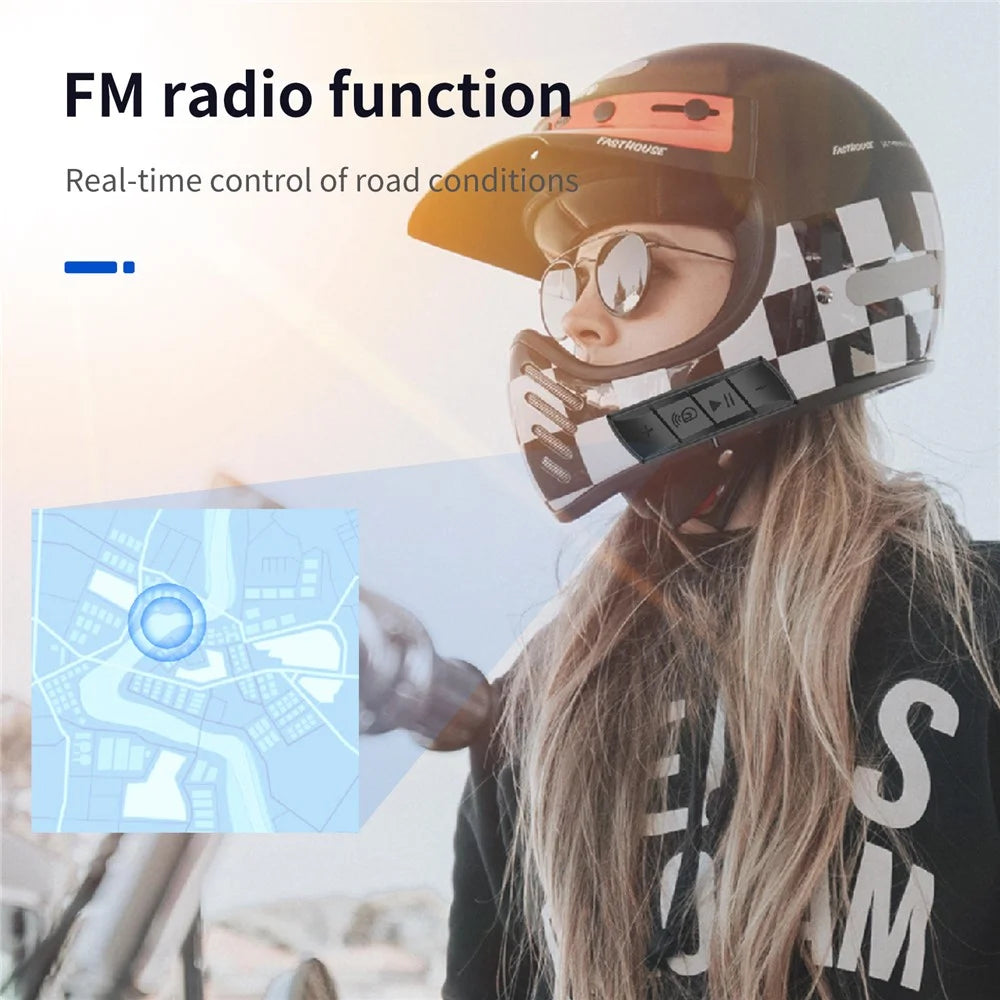 M7 Wireless Headphone Bluetooth-compatible 5.0 Helmet Headset Stereo Sound Waterproof Auto Answer Earphone with FM Radio - 6