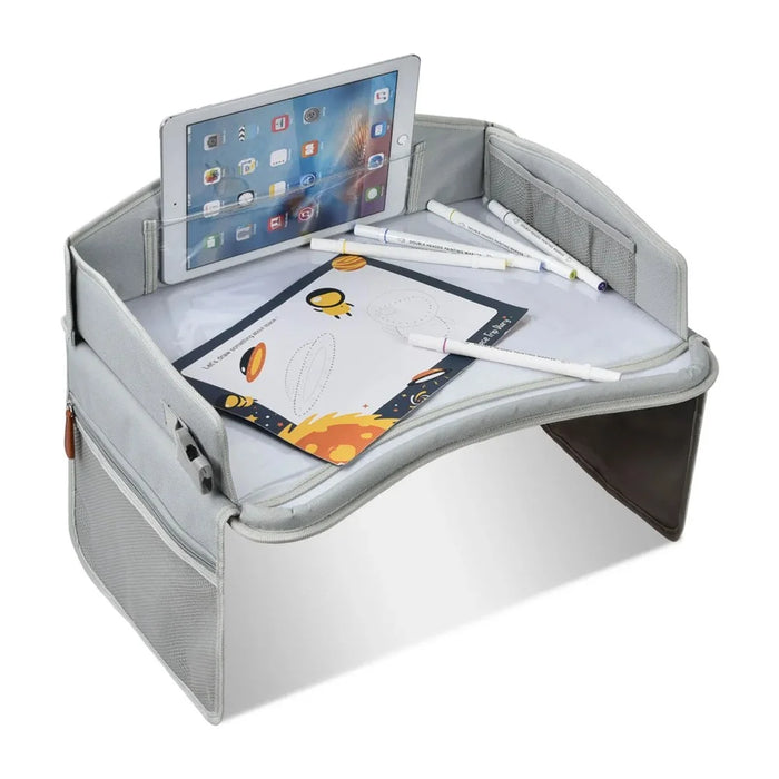 Kids Car Seat Lap Desk Oxford Cloth Travel Tray Drawing Writing Table for Children - 1
