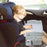 Kids Car Seat Lap Desk Oxford Cloth Travel Tray Drawing Writing Table for Children - 2