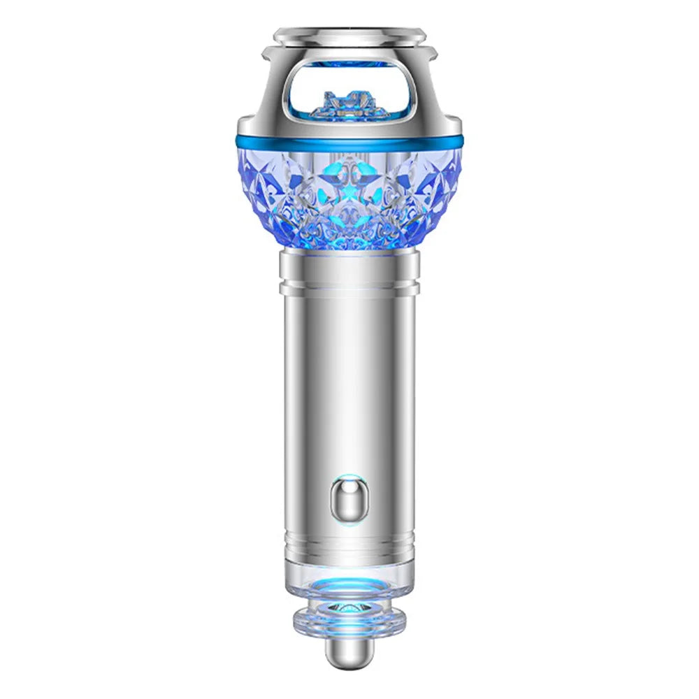 Q1 Car Air Purifier Ionizer Car Air Freshener Gadgets Silent Smoke Odor Removal with Night Light - 1