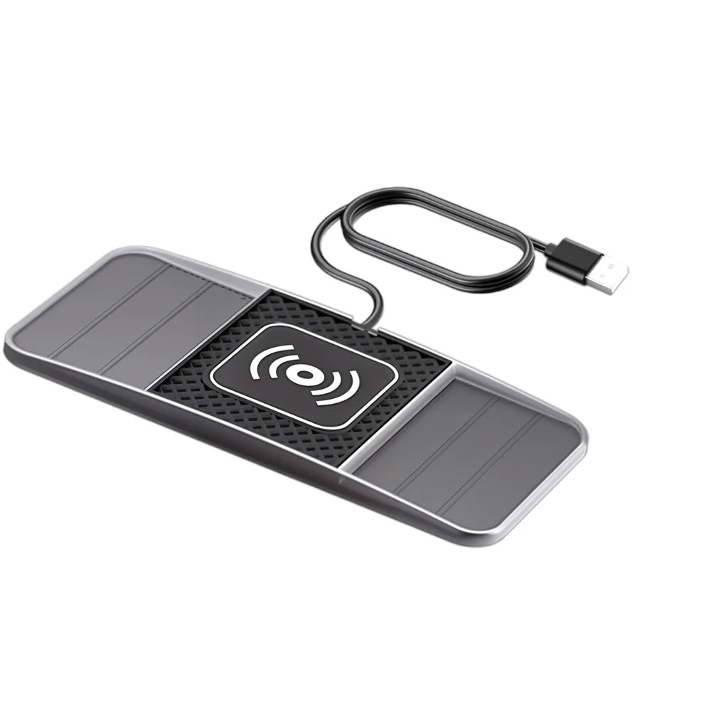 20W Fast Charging Anti-Slip Mat Car Wireless Charger Pad Universal Phone Charger - USB - 1