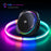 MC12 Qi2 15W Car Wireless Charger Magnetic Mount RGB Lighting Semiconductor Cooling Phone Holder for Air Vent - Black - 3