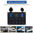 WUPP Car Yacht Combination Switch Round 5-Position Dual USB Car Charger Voltmeter Control Panel Switch - Blue - 4