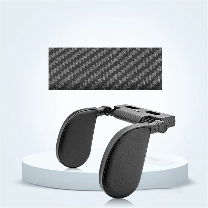 A03 Car Headrest Seat Backrest Neck Guard Travel Side Sleeper U-Shaped Sleeping Aid Car Back Seat Cushion - Black - 3