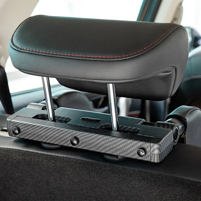 A03 Car Headrest Seat Backrest Neck Guard Travel Side Sleeper U-Shaped Sleeping Aid Car Back Seat Cushion - Black - 5