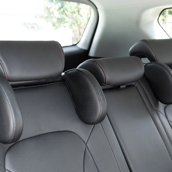 A03 Car Headrest Seat Backrest Neck Guard Travel Side Sleeper U-Shaped Sleeping Aid Car Back Seat Cushion - Black - 6