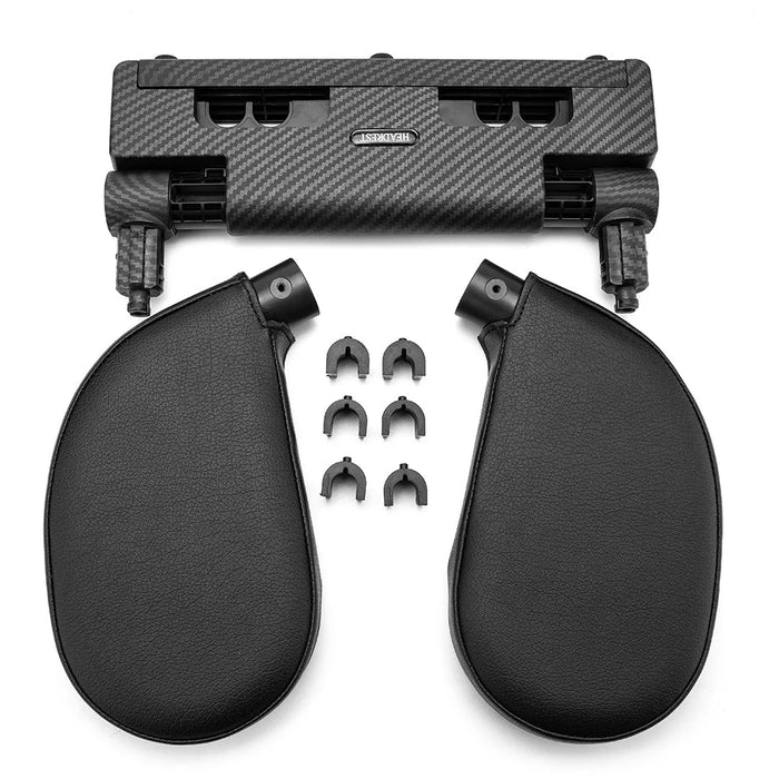 A03 Car Headrest Seat Backrest Neck Guard Travel Side Sleeper U-Shaped Sleeping Aid Car Back Seat Cushion - Black - 7