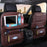 Car Back Seat Organizer Storage Bag with Foldable Table Tray Tablet Holder Tissue Box - Coffee - 4